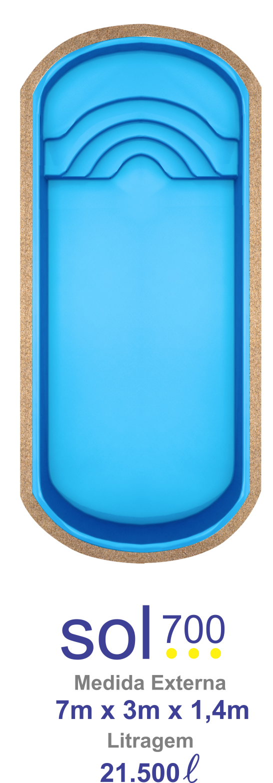 Piscina Maragogi Sol 700
